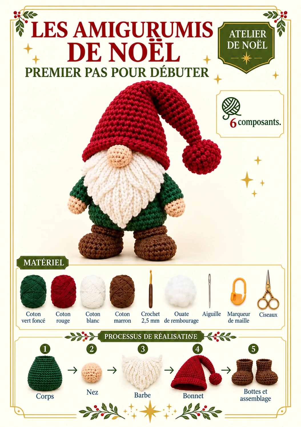 Aperçu de Papa Gnome : avant de commencer, matériel et étapes